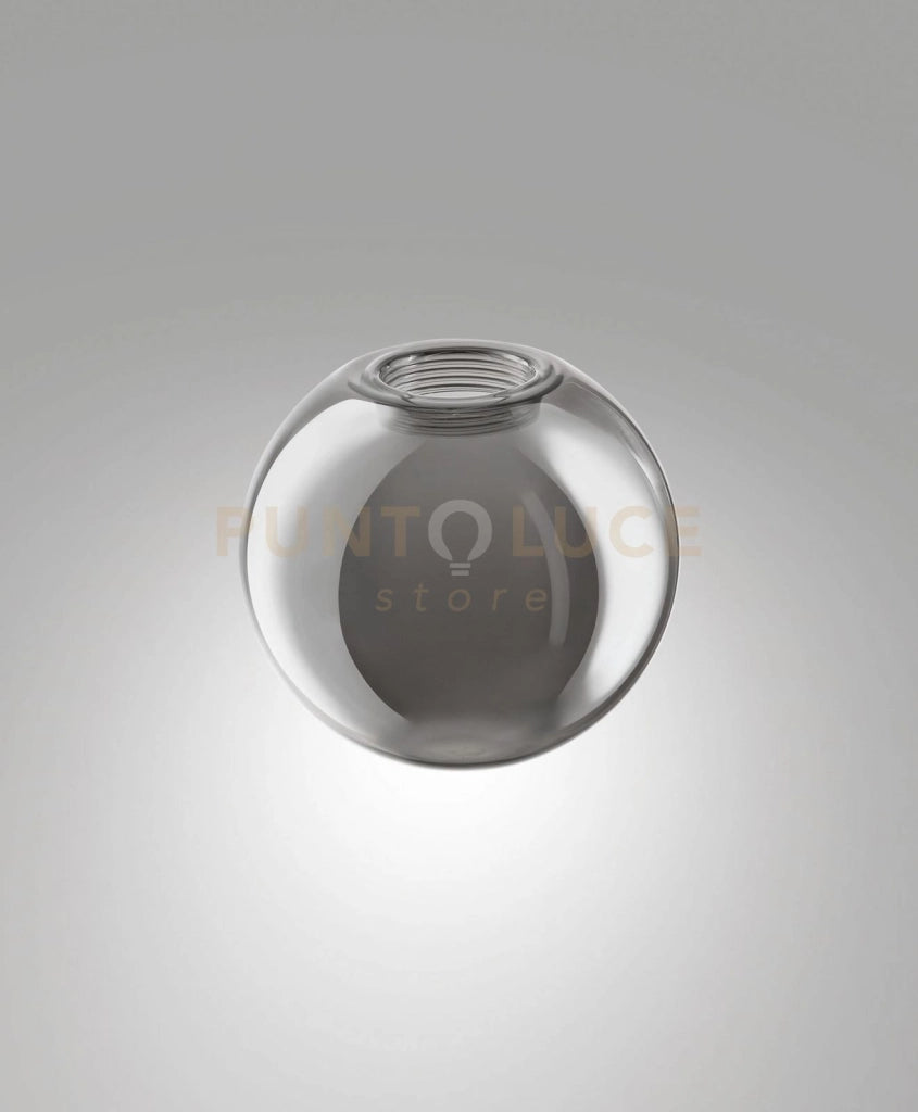 3804-54-126 DIFFUSORE IN VETRO SFERA FUME' D.15CM PER 8W