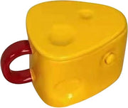 Tazza da Tè in Ceramica - Forma di Formaggio - Bicchierino Multifunzionale con Copertura - Decorazione per la Casa Regalo .