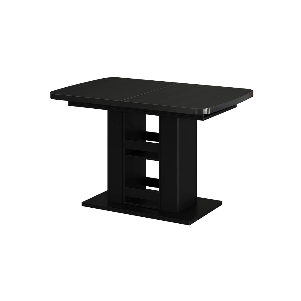 Vicco tavolo da pranzo allungabile Nero 120 x 80 cm