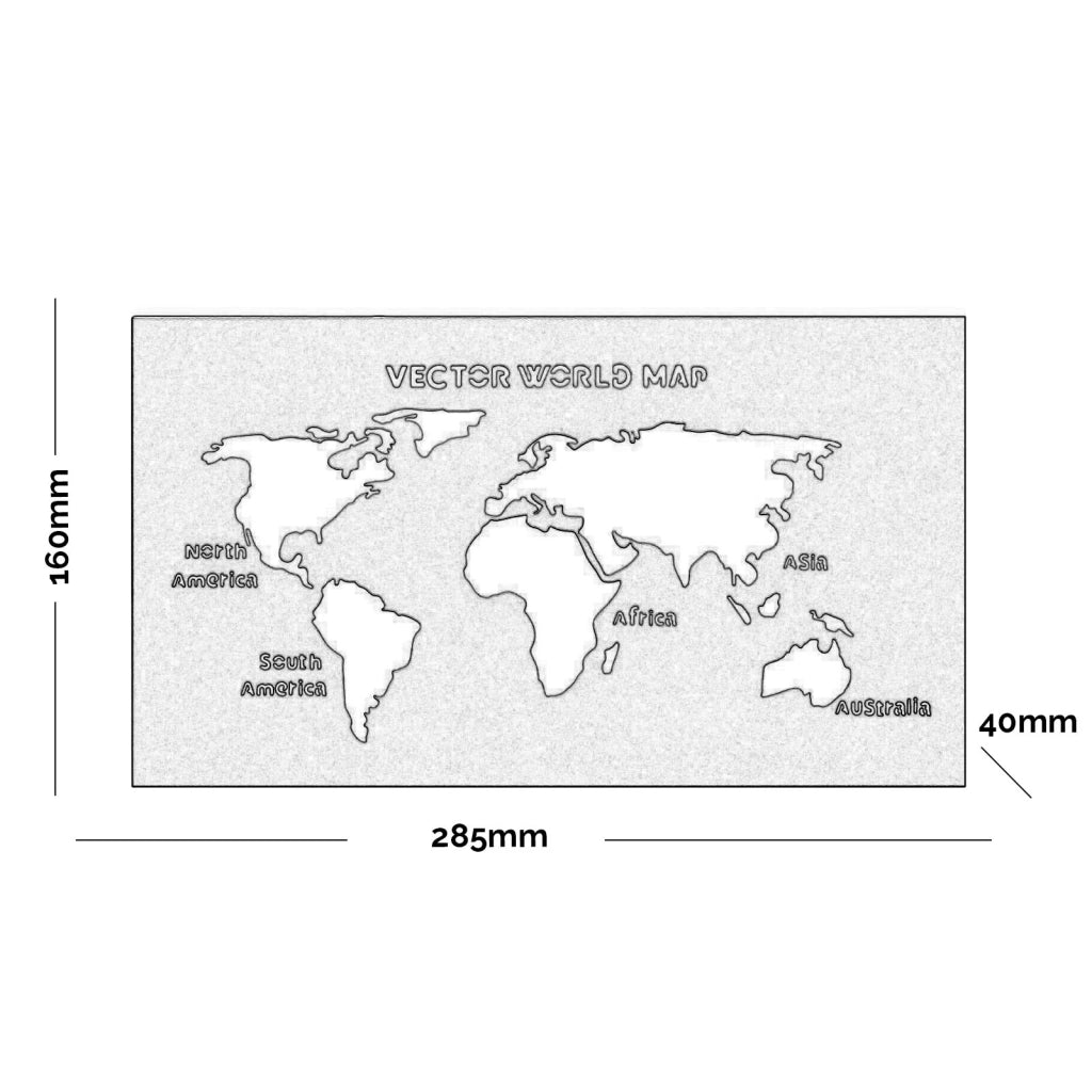 Applique moderno 3 temperature luce LED 13W lampada di design planisfero per interni parete rettangolare 230V