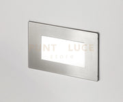 GES812- SEGNAPASSI SOLO CON SENSORE PER SCATOLA 503 A LED 3000K 200LM 2W BIANCO-NICKEL