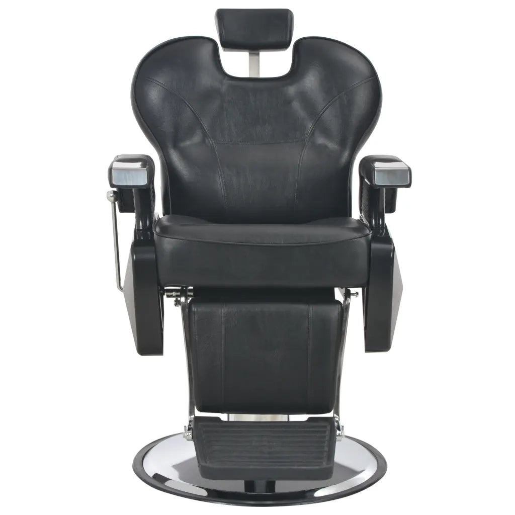 Poltrona da Barbiere Nera 72x68x98 cm in Similpelle 110166