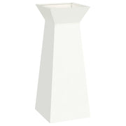 Fioriere | Cassetta per fiori | Vaso a Pilastro Bianco 40 x 40 x 100 cm