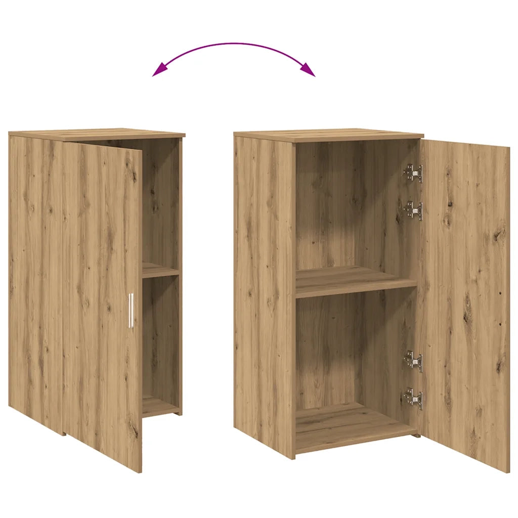 Mobile Portaoggetti Rovere Artigianale 50x45x103,5cm Truciolato 859050