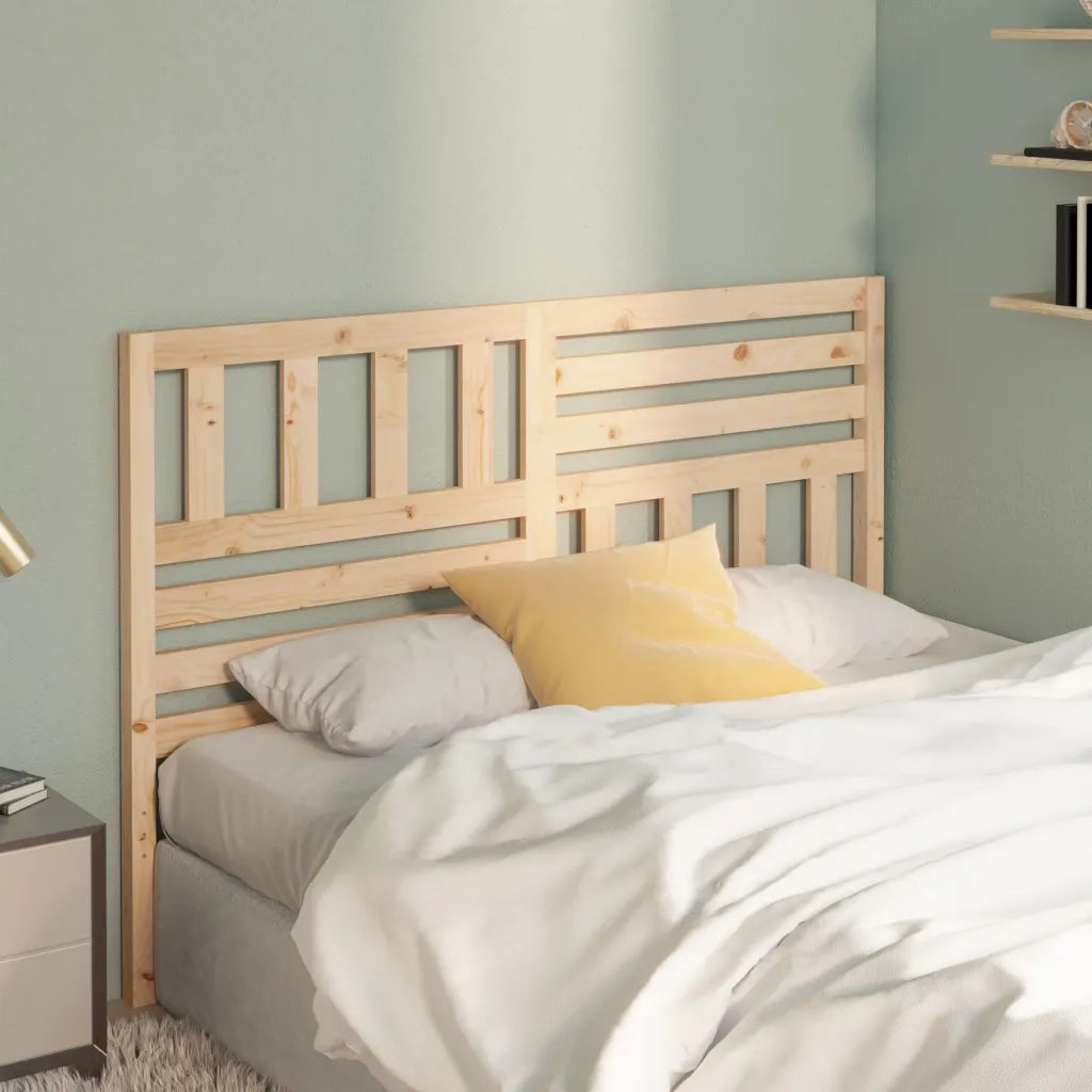 Testiera | Testata per Letto 146x4x100 cm in Legno Massello di Pino