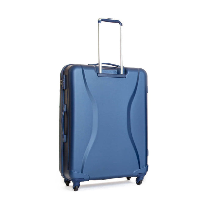 Trolley Valigia Grande Rigida in ABS 4 Ruote TSA Ravizzoni Infinity Blu