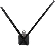 Orologio da parete con alto momento di rotazione e lancette lunghe e rette, 250 mm