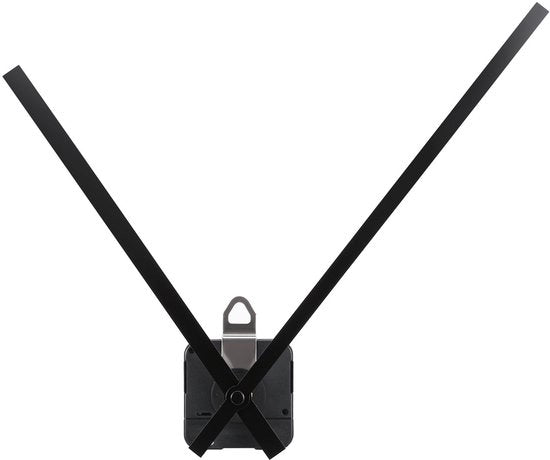 Orologio da parete con alto momento di rotazione e lancette lunghe e rette, 250 mm