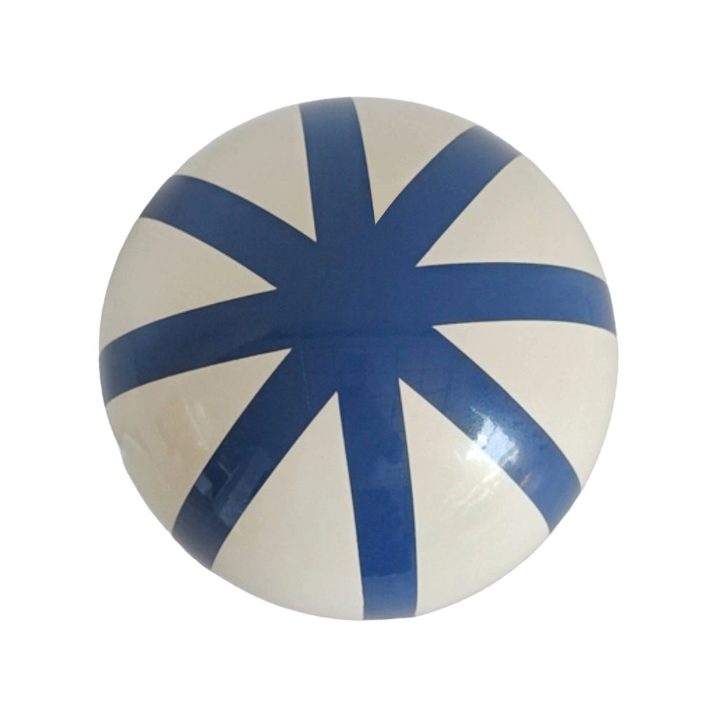 Lampada da tavolo da interno in metallo ø20cm, blu