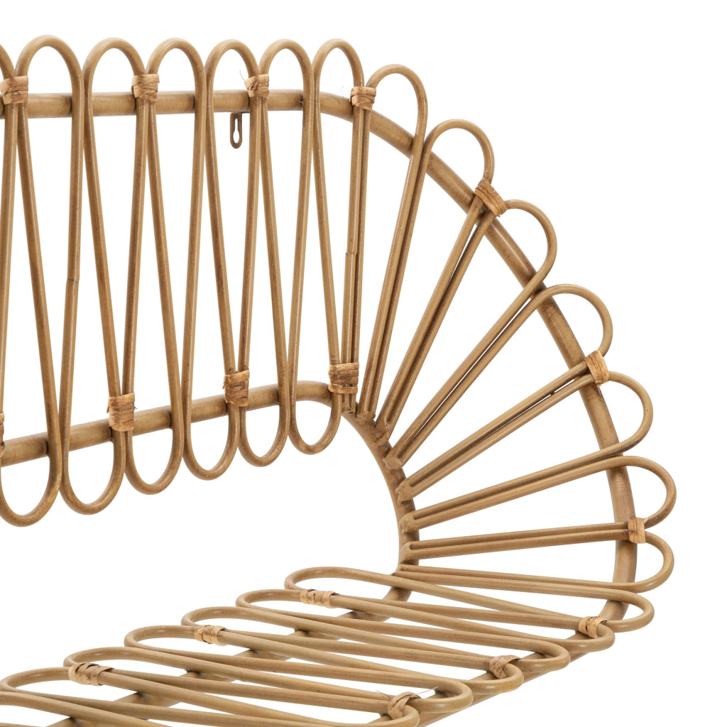 Dalofamo, Mensola un Ripiano, 162x28x44h cm Marrone Rovere