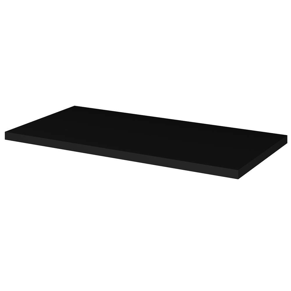Mobile Sottolavabo NEWPORT da Parete con 3 Ante e Ripiano 80x60x40 cm - Nero [en.casa]