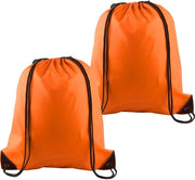 Borse da sport per bambini 8 pezzi - Tasche da trekking - Corda per trekking - 39 x 34 cm - 210 denier poliestere - Adatto per bambini - Tasca da sport