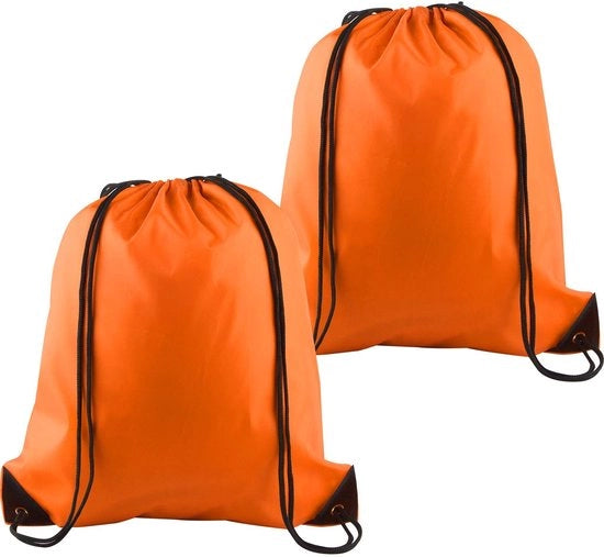 Borse da sport per bambini 8 pezzi - Tasche da trekking - Corda per trekking - 39 x 34 cm - 210 denier poliestere - Adatto per bambini - Tasca da sport