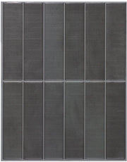 Tegoli 3D per pavimento e parete, Marocco grigio scuro, 5 pezzi (29,02 x 22,86 cm), autoadesivi, facili da installare, prodotti in Canada