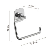Portarotolo a muro Gedy in acciaio inox e cromall serie Teide