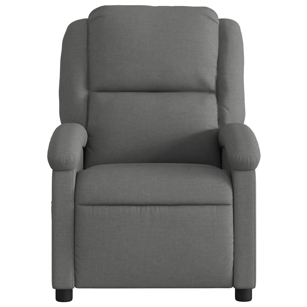 Divano Sedia-Poltrona reclinabile in tessuto grigio scuro 887535