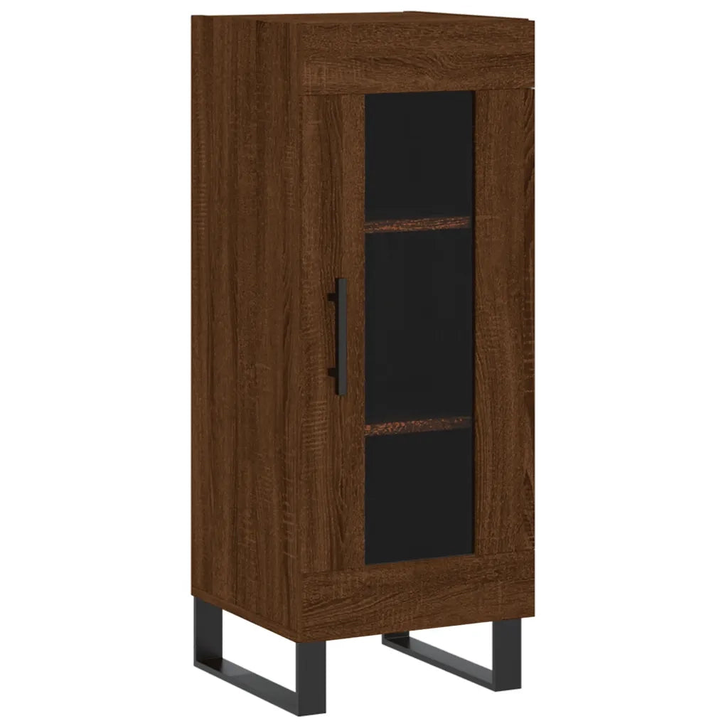 Credenza Rovere Marrone 34,5x34x90 cm in Legno Multistratocod mxl 128779