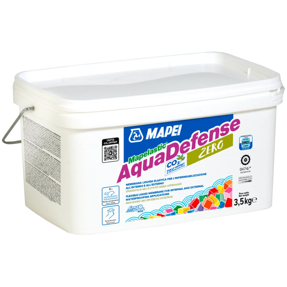 Membrana liquida elastica impermealizzante rivestimenti mapelastic aquadefense *** formato 3.5 kg, confezione 1