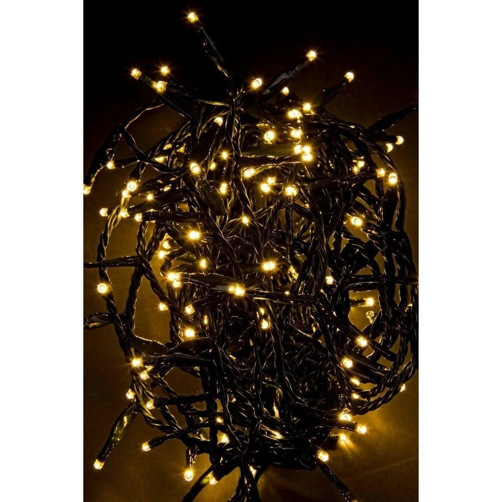 Luci Natale 300 LED Classic, Filo Verde 3mm, IP44 (12 Pezzi)