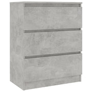 Buffet credenza cassettiera armadio mobile contenitore organizer per cucina soggiorno salotto 60 x 35 x 76 cm legno ingegnerizzato grigio 02_0031991