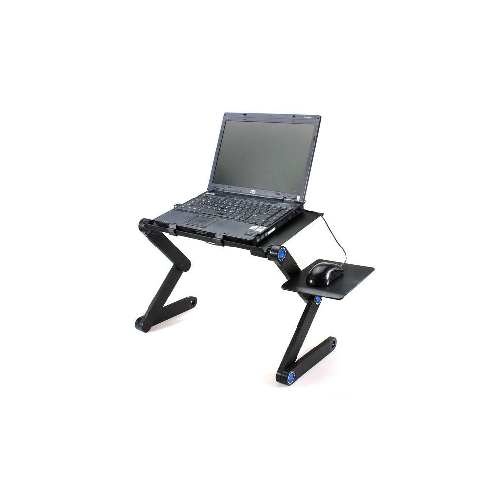 Trade Shop - Tavolo Pieghevole Portatile Per Notebook Pannello Porta Mouse Dissipartore -
