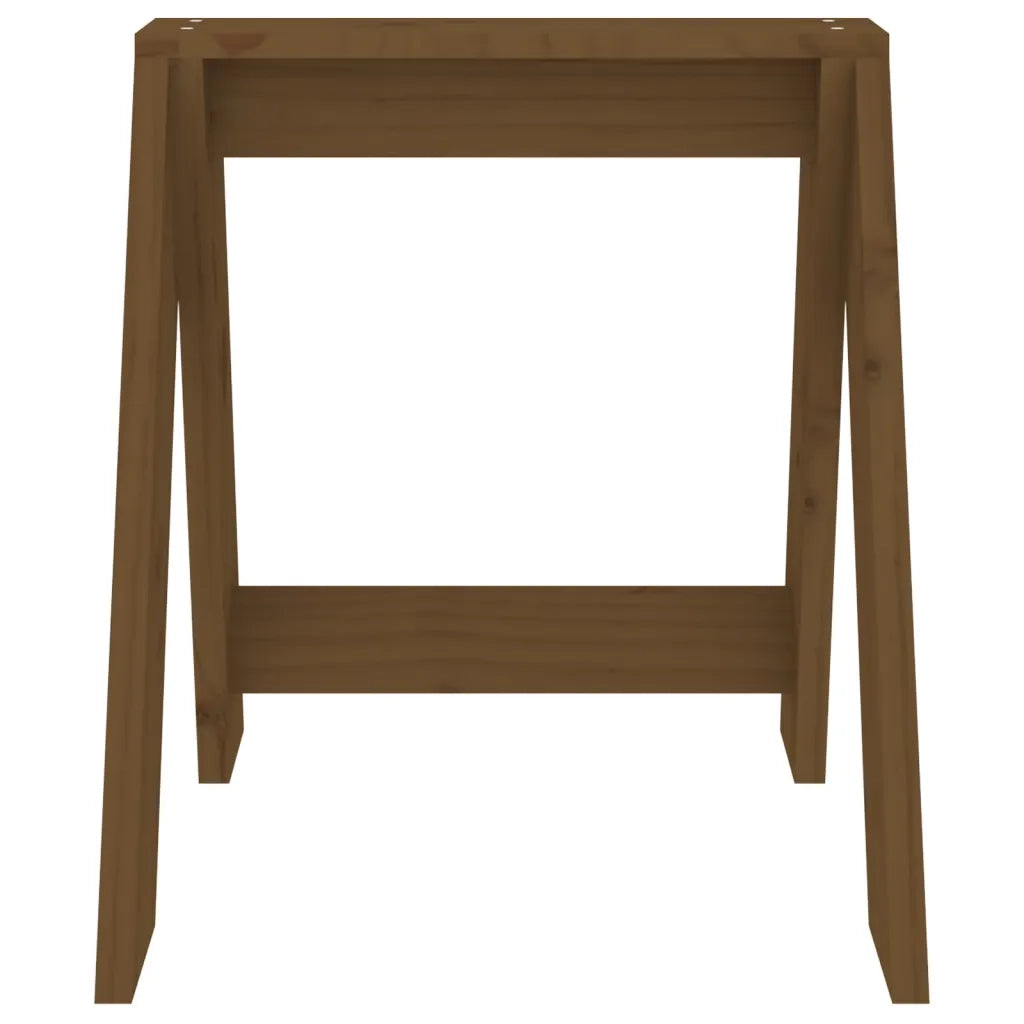 Sgabelli 2 pz Miele 40x40x45 cm in Legno Massello di Pino cod mxl 50191