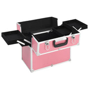 Valigia per Cosmetici 38x23x34 cm Rosa in Alluminio 91834