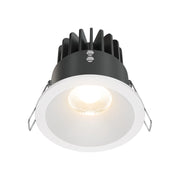 Maytoni lampada da incasso Zoom 1 luce GU10 bianco alluminio