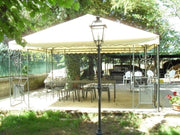GAZEBO IN FERRO BATTUTO FRIENDLY MT.5X4 ARREDO GIARDINO ARREDAMENTO ESTERNO