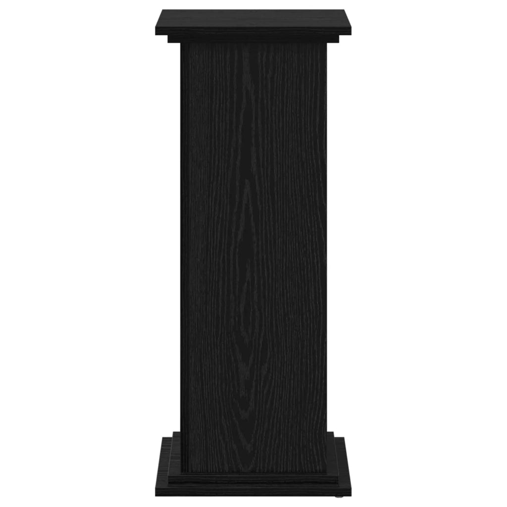 Supporto per piante | Sostegno per piante Rovere Nero 33 x 33 x 80 cm