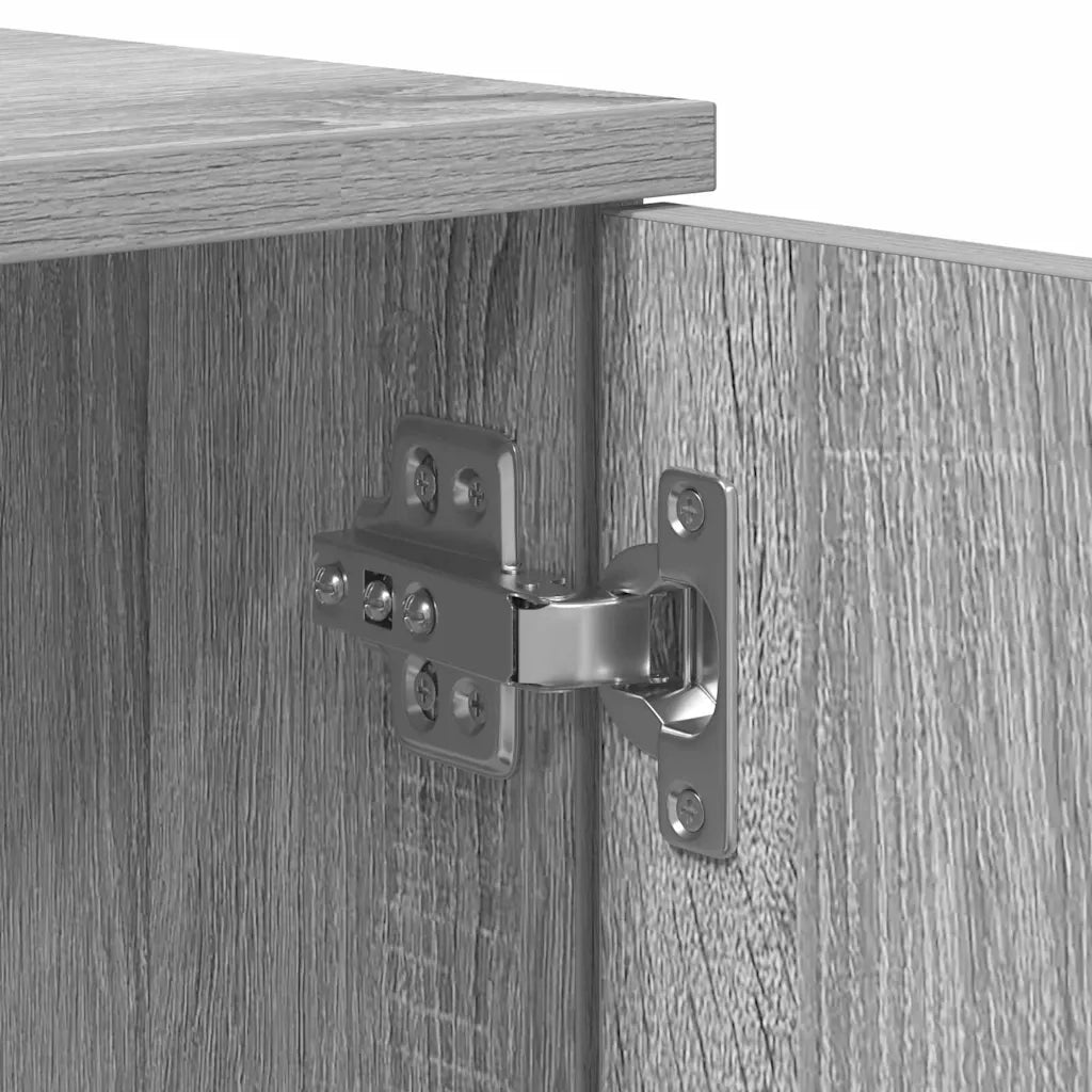 Struttura del letto Grigio Sonoma 70 x 190 cm Legno multistrato 3335218