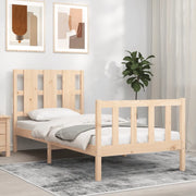 Giroletto senza Materasso-Struttura Letto 90x200 cm in Legno Massello di Pino 123447