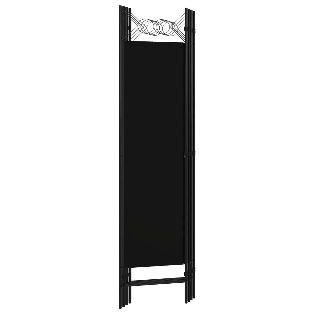 Paravento a 4 Pannelli Nero 160x180 cm 320705