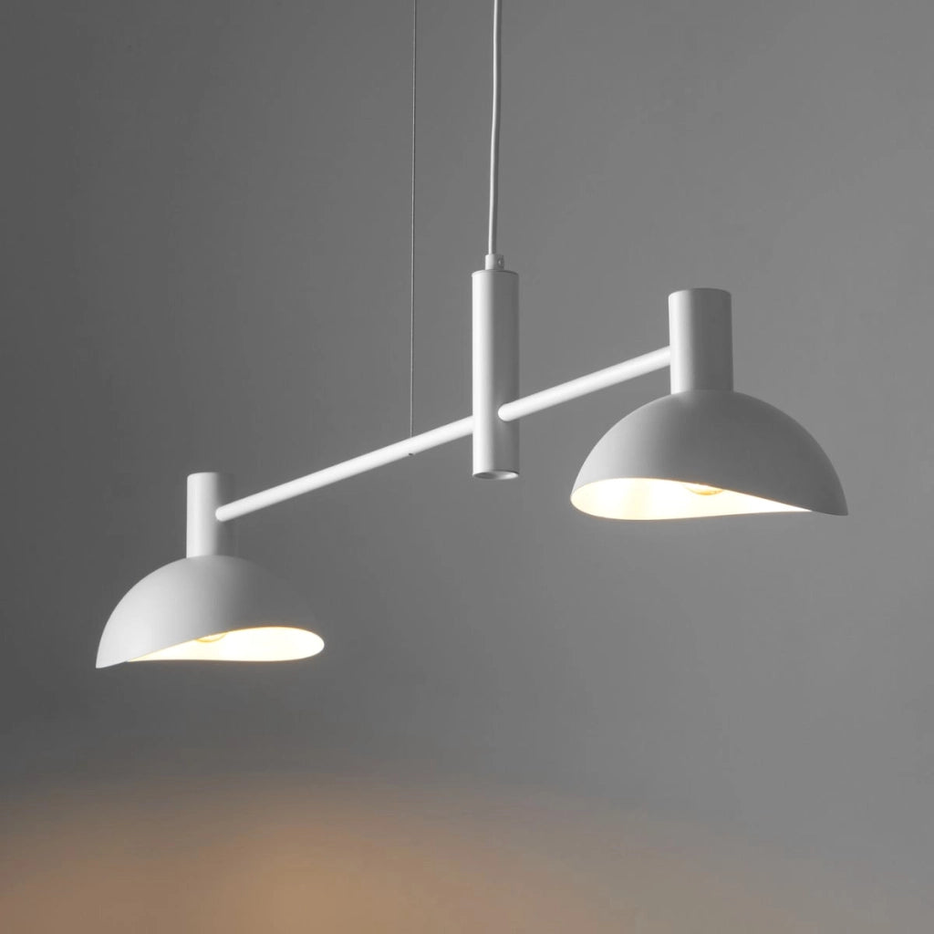 Lampada a sospensione moderna bianca Artis 2xE14 Sigma