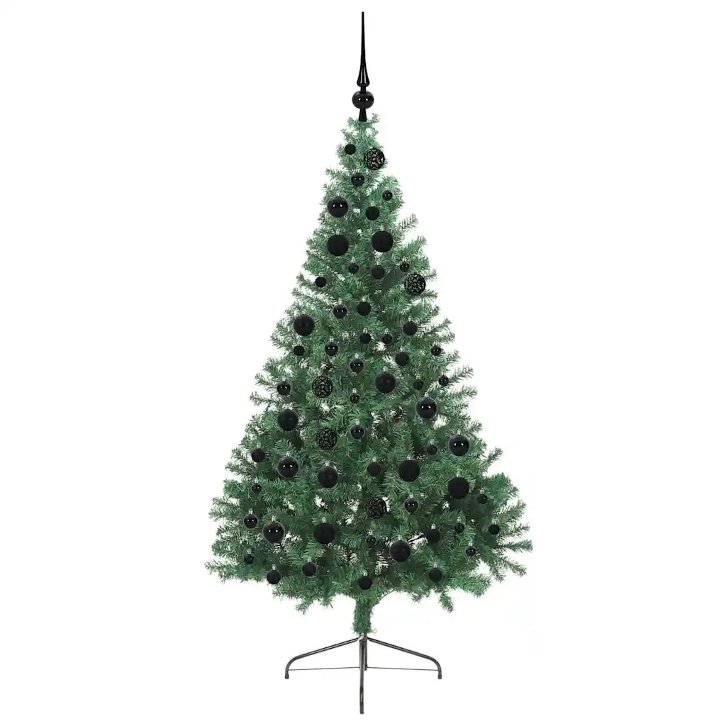 Albero di Natale | Decorazioni natalizie artificiale con luci integrate Verde 180 cm