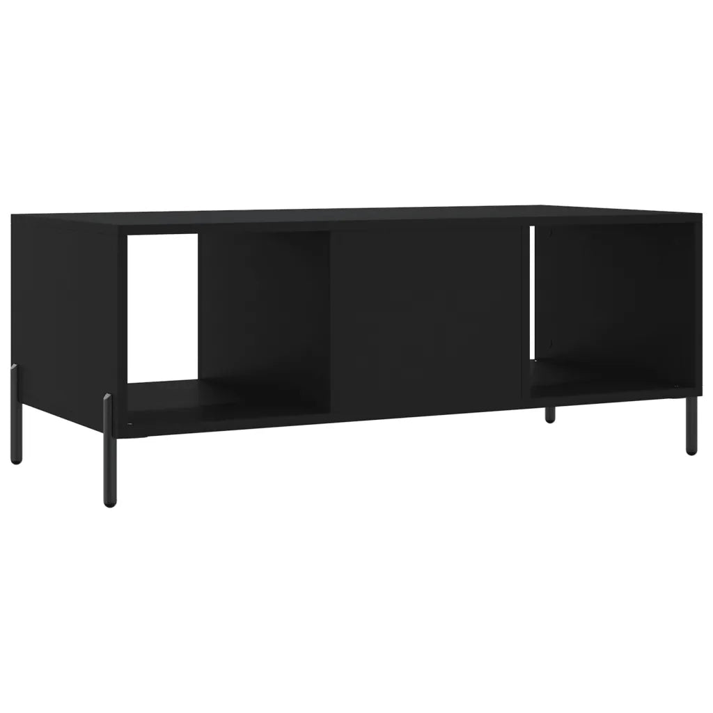 Tavolino da Salotto Nero 102x50x40 cm in Legno Multistrato 829309