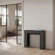 Consolle allungabile 90Ã—25/181 cm Slick Antracite Spatolato
