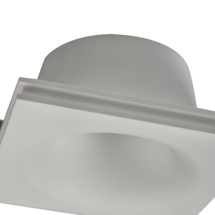 Faretto da incasso Downlight in Gesso Gyps Modern Bianco