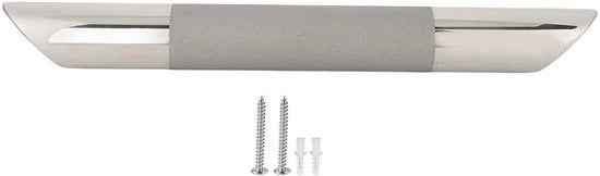 Manico per doccia a 29 cm - Antiscivolo - Protezione di sicurezza - Supporto per piedi - In acciaio inox 304 - Progettazione ergonomico