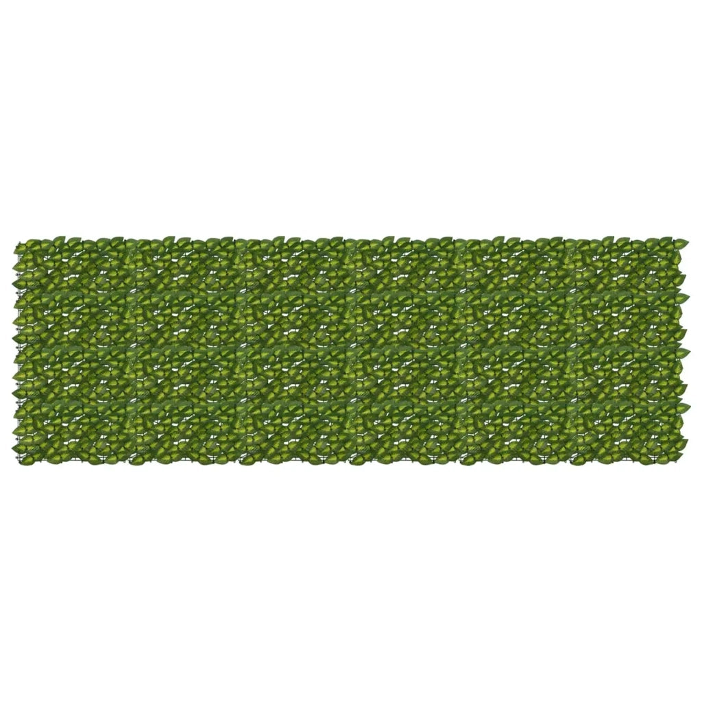 Schermo per balcone con foglie Verde e Giallo 300 x 100 cm