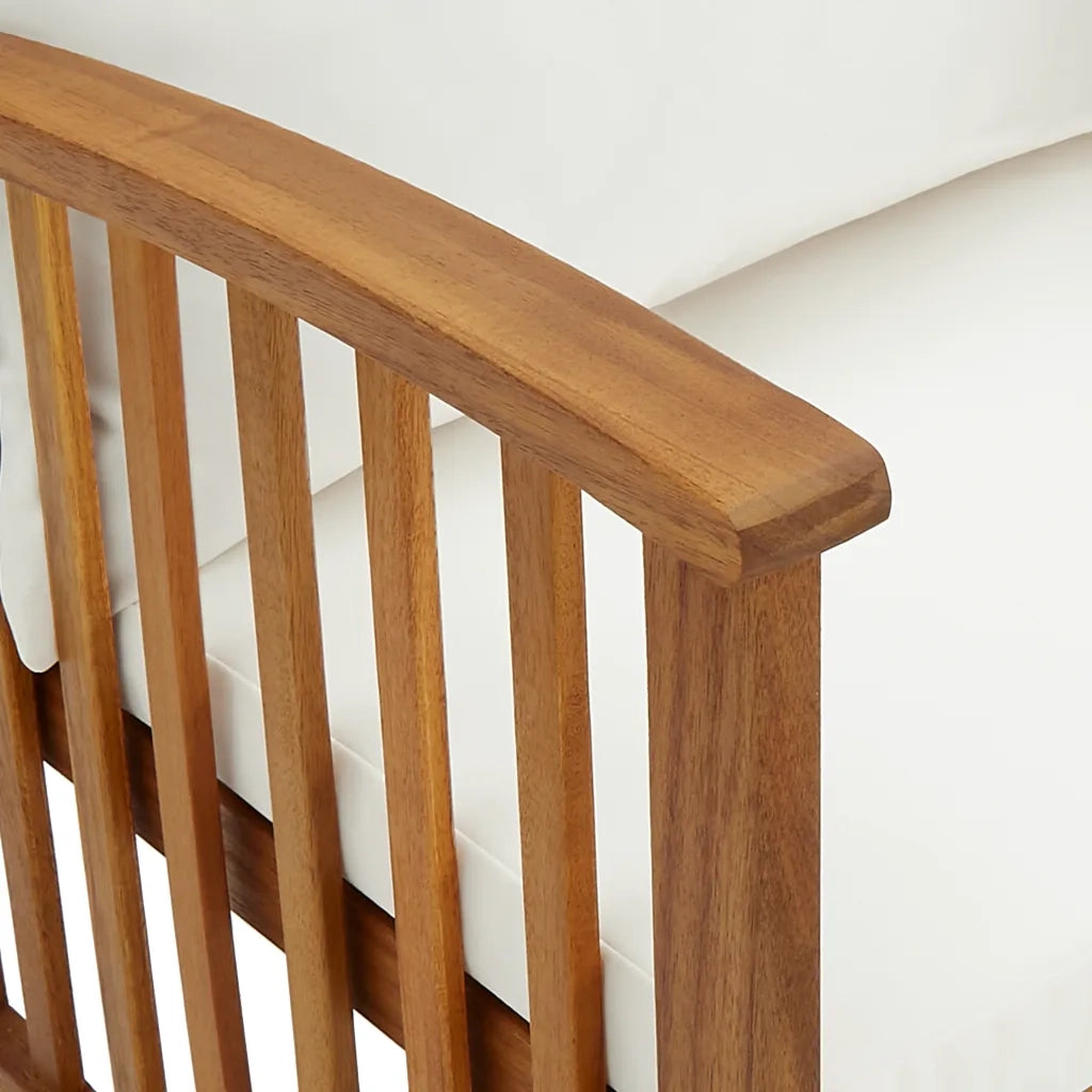 Set Divani da Giardino 5 pz con Cuscini in Massello di Acacia cod mxl 43140