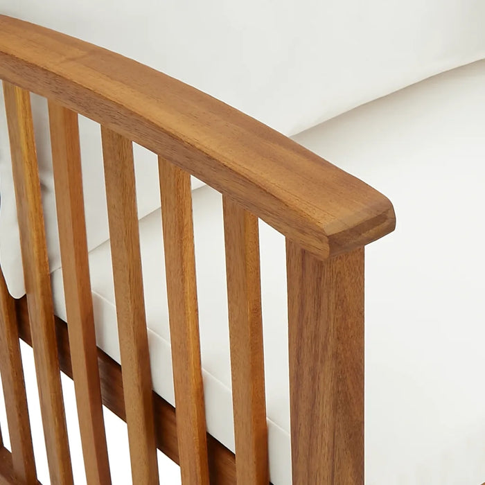 Set Divani da Giardino 5 pz con Cuscini in Massello di Acacia cod mxl 43140