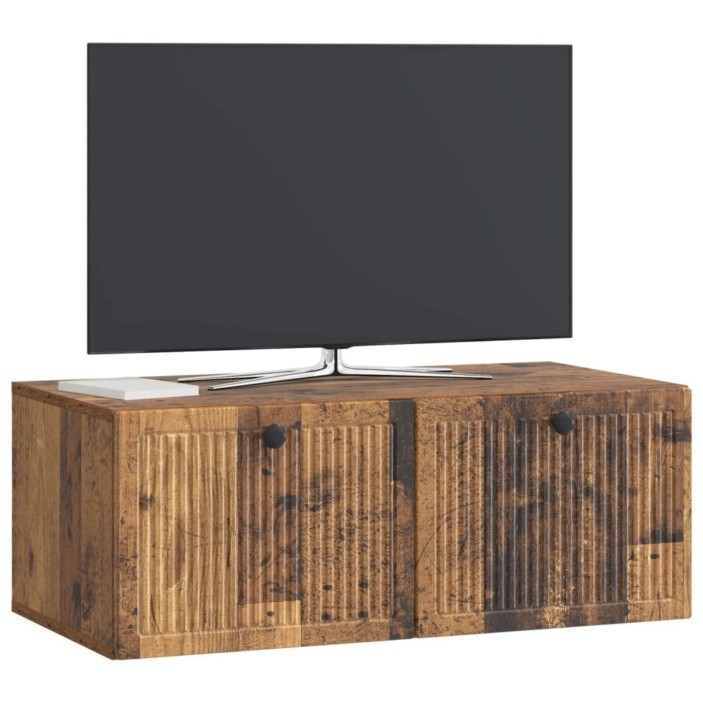 Mobile Porta TV da Muro Legno antico 78,5 x 41 x 30 cm