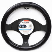 Trade Shop - Coprivolante Copertura Per Sterzo Auto Fodera Universale Da 38 Cm Nero Cv-13 -