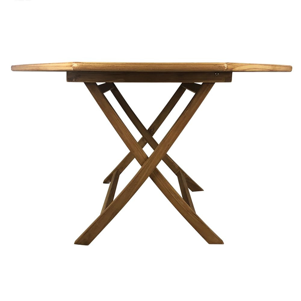 Tavolo Pieghevole Ottagonale da Esterno Octogon 120x120 cm in Teak