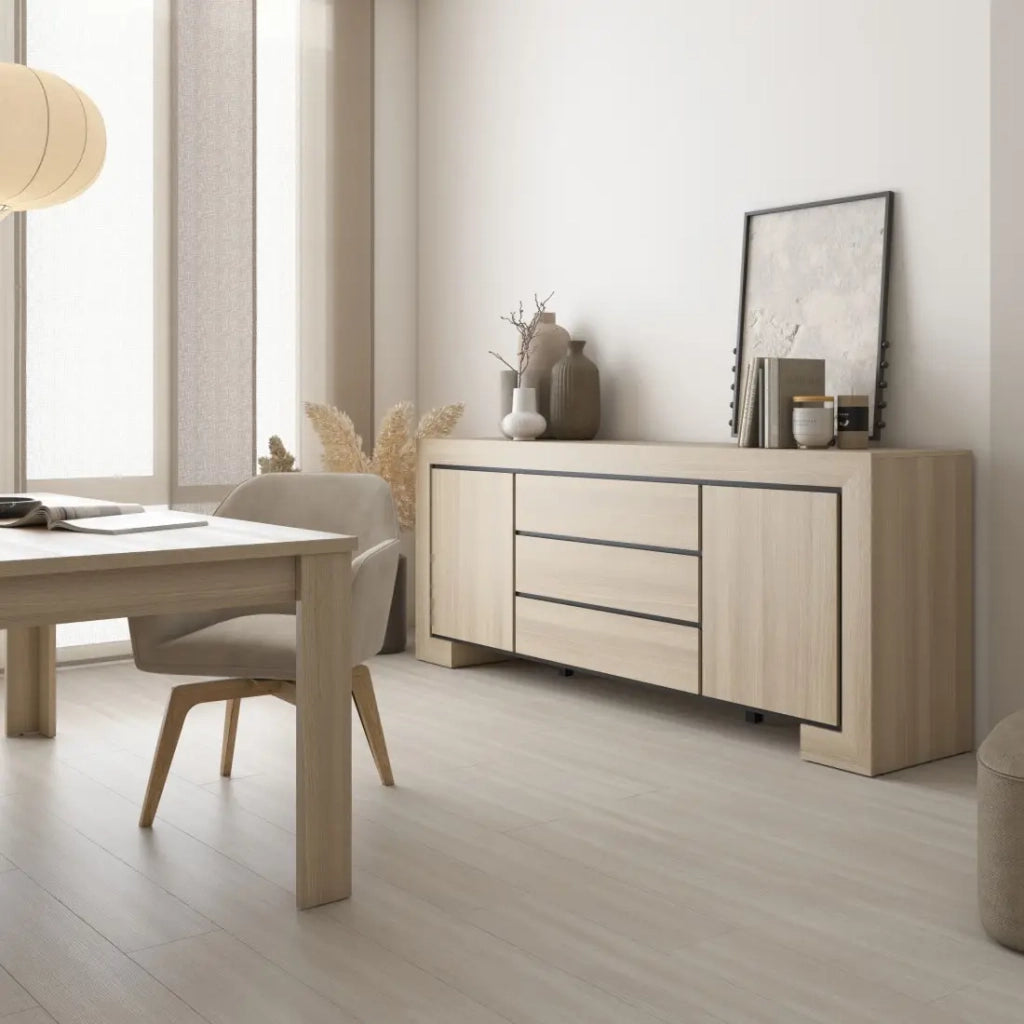 Tavolo da pranzo COPA – 190x76x100 cm – Rovere elegante – Design scandinavo
