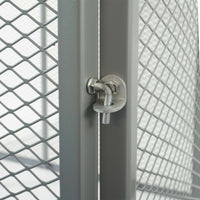 Compostiera 100x100x80cm per 800 litri di compost con griglie di metallo per il compostaggio aperto