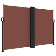 Tenda da Sole | Tenda parasole Laterale Retrattile Marrone 160x600 cm