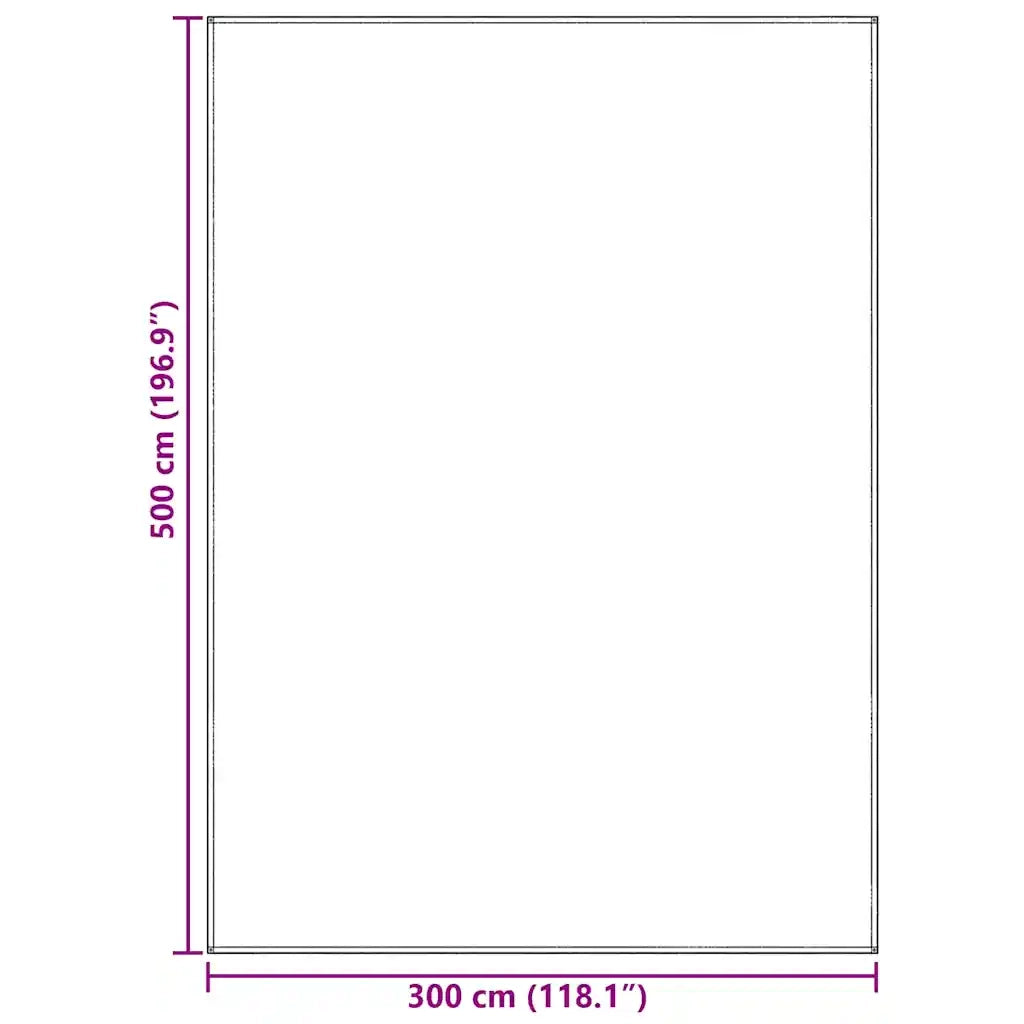 Tappeto da Tenda Blu e Grigio 500 × 300 cm Polietilene 42000178