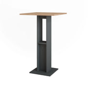 Vicco Tavolo da bar Quercia dorata/antracite 65 x 65 cm